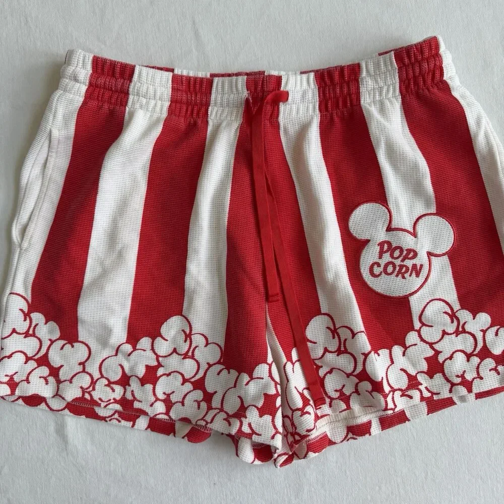 Disney Parks Popcorn Bucket Sleep Shorts Size MEDIUM - Picture 2 of 6